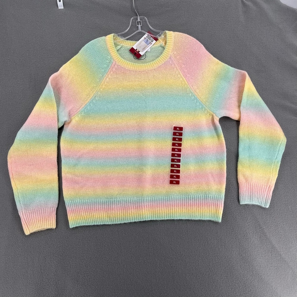 BB Dakota Ombre Pastel Women's Sweater Wool Cashmere Blend New With Tags